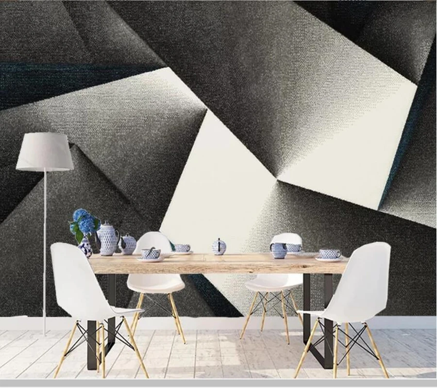 

Papel de parede Nordic style 3D solid geometric space art wallpaper mural,living room tv wall bedroom wall papers home decor