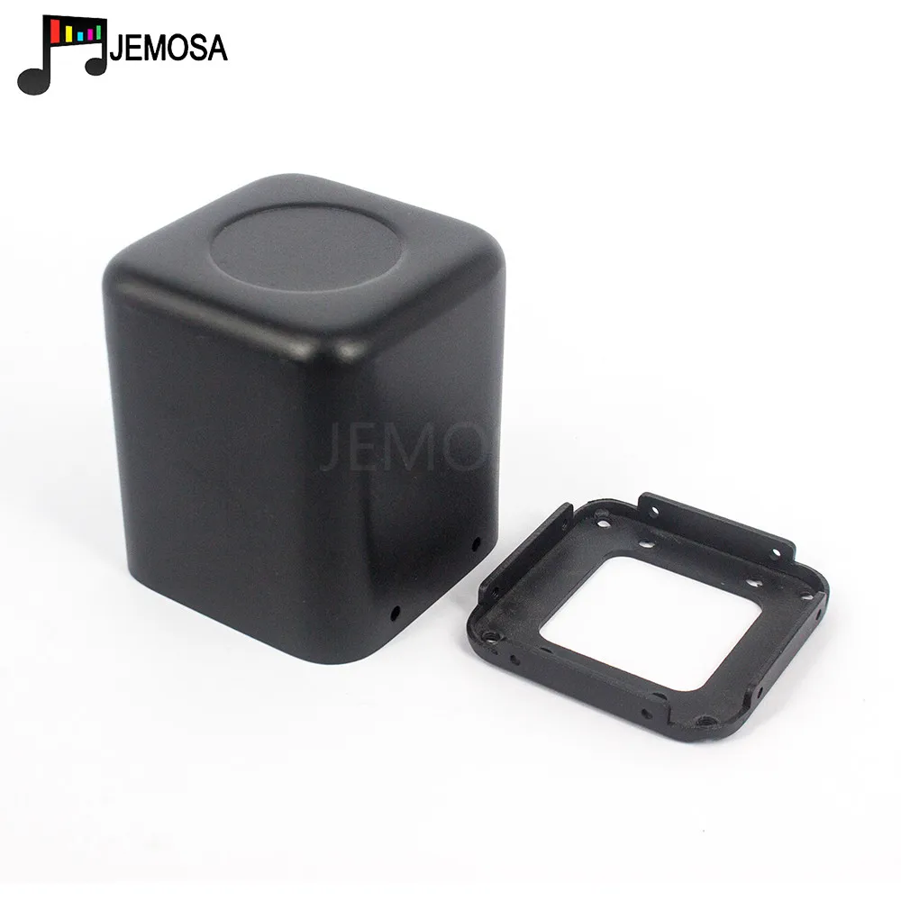 1 قطعة أنبوب مكبر للصوت الهيكل محول غطاء حماية حالة 70*70*80 مللي متر الحديد ايفي الصوت خمر أنبوب مكبر للصوت DIY شحن مجاني