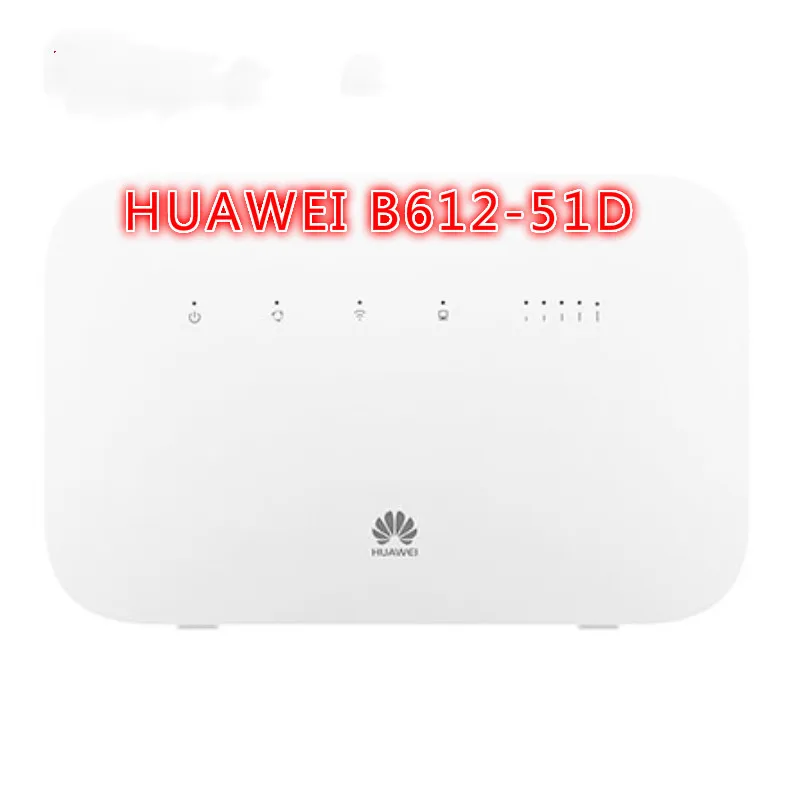 Unlocked Huawei B612 B612s-51d Router 4G LTE Cat6 300Mbs CPE Router pk b310-518 mf279 router +2pcs 4G Antennas