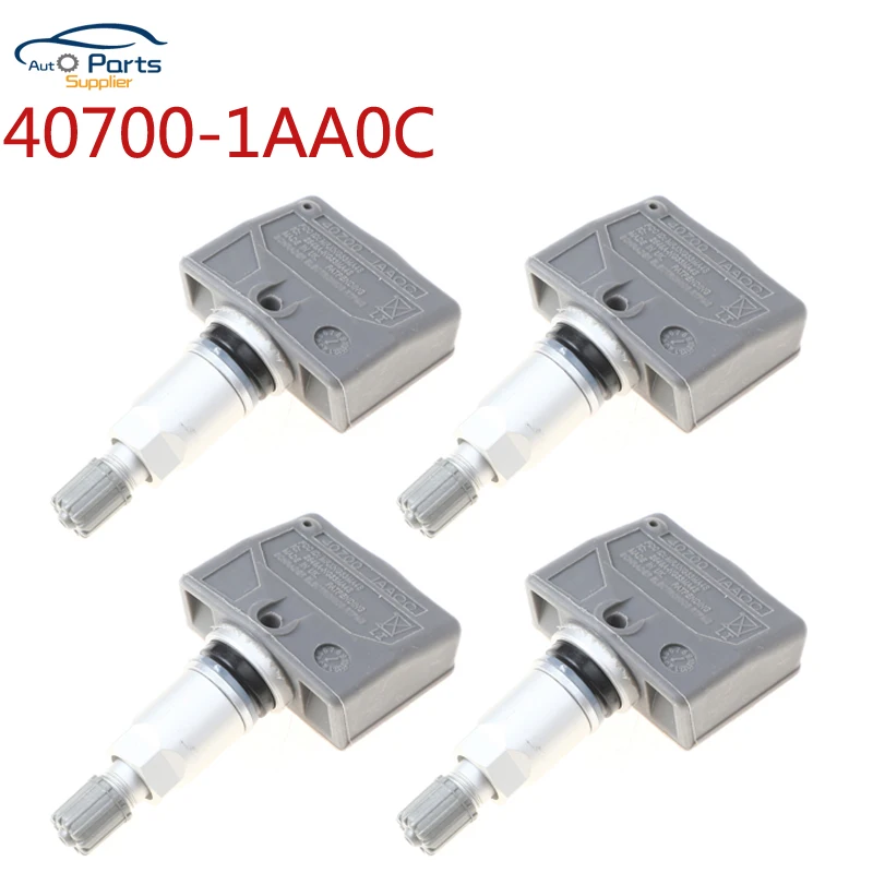 

4Pcs/Lot New 40700-1AA0C 407001AA0C For Infiniti M35 FX45 for Nissan Armada TPMS Tire Pressure Monitoring Sensor Car Accessories