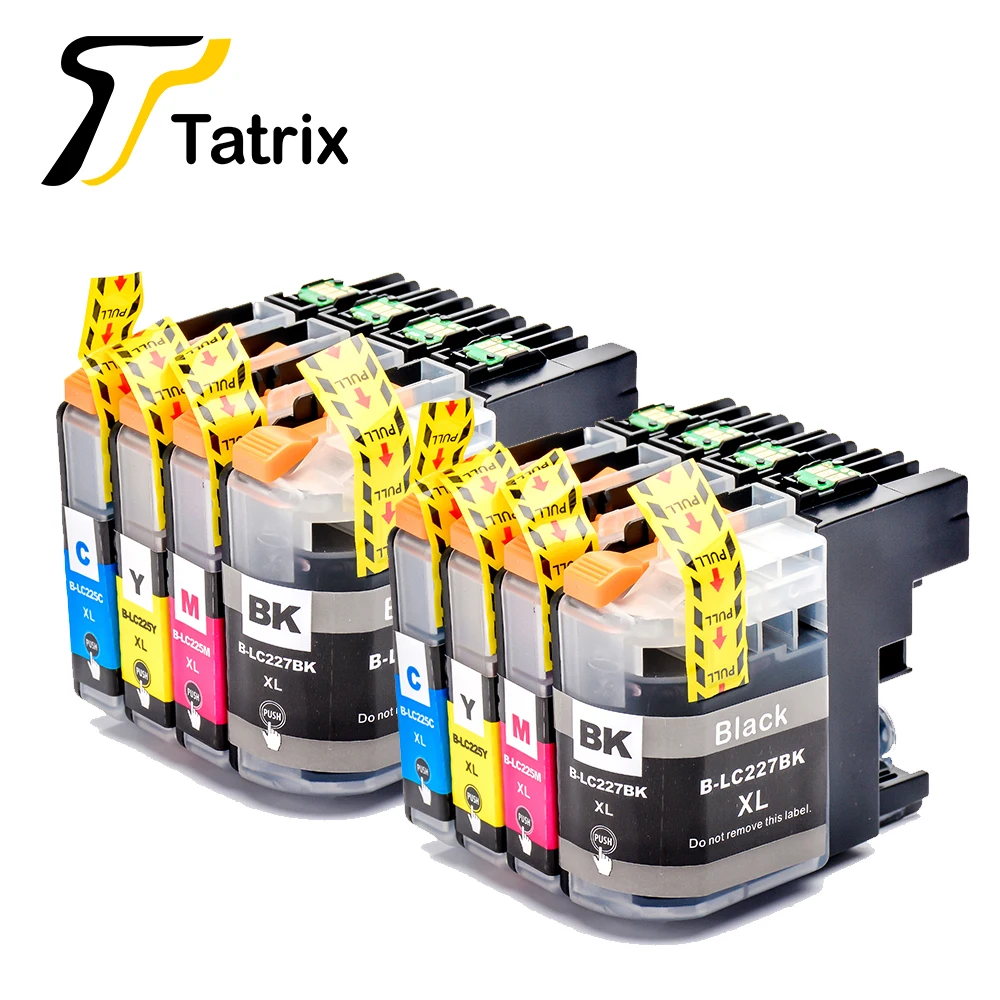 Tatrix LC227 LC225 LC227XL LC225XL Full Ink Cartridge Compatible For Brother DCP-J4120DW/J4420DW/J4620DW/J4625DW/J5620DW/J5625DW