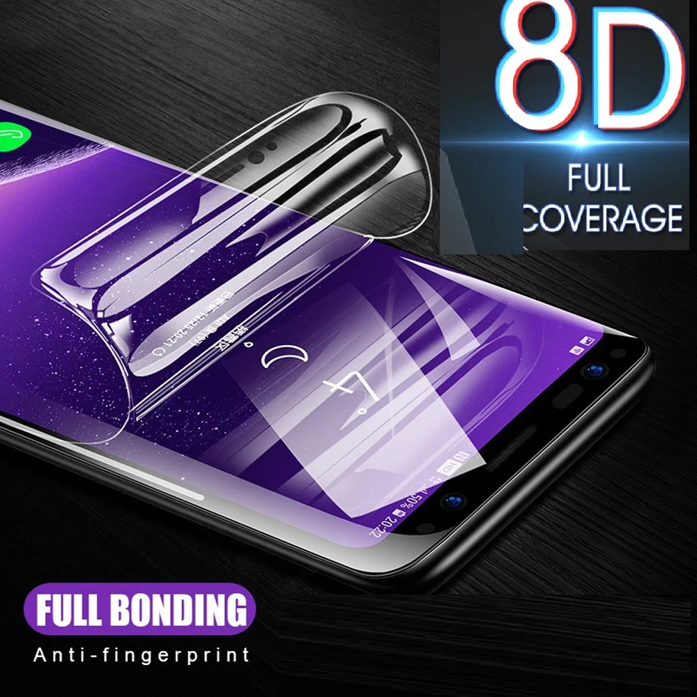 100D Curved Full Cover Screen Protector Hydrogel Film for Sony XA2 XZ4 XZ3 XZ1 Compact XZ XZ2 Premium XA2 Ultra