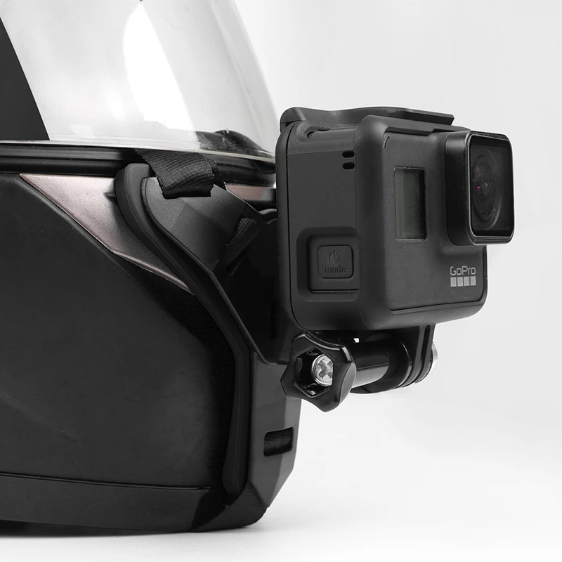 Motorrad Helm Telefon Ständer Halterung Für GoPro Hero 12 10 9 8 7 Action Sport Kamera Halter Motorrad Kamera zubehör – Detail 9