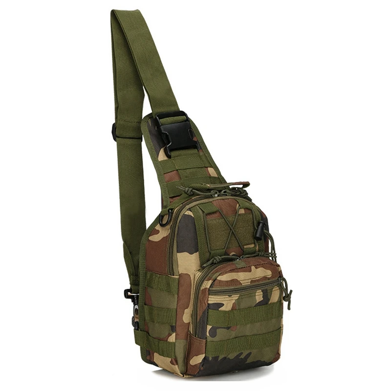 Tactical Shoulder Bag 800D Waterproof Oxford Small Chest Bag Outdoor Sports Sling Backpack for Hunting Hiking Camping