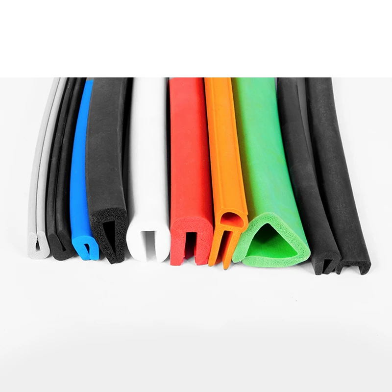 Foam EPDM U-Shape Sealing Strip,Edge Enclosure for Glass,Metal,Soundproof,Weatherproof Gasket,Collision Avoidance Banding, Black