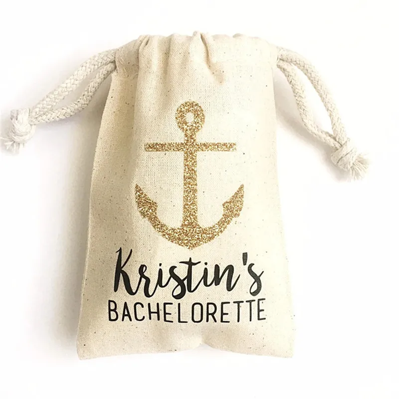 

50pcs Custom Beach Bachelorette Party Favors Nautical Party Favor Bag Hangover Survival Kit Wedding Favor Bags Bridesmaid Gift