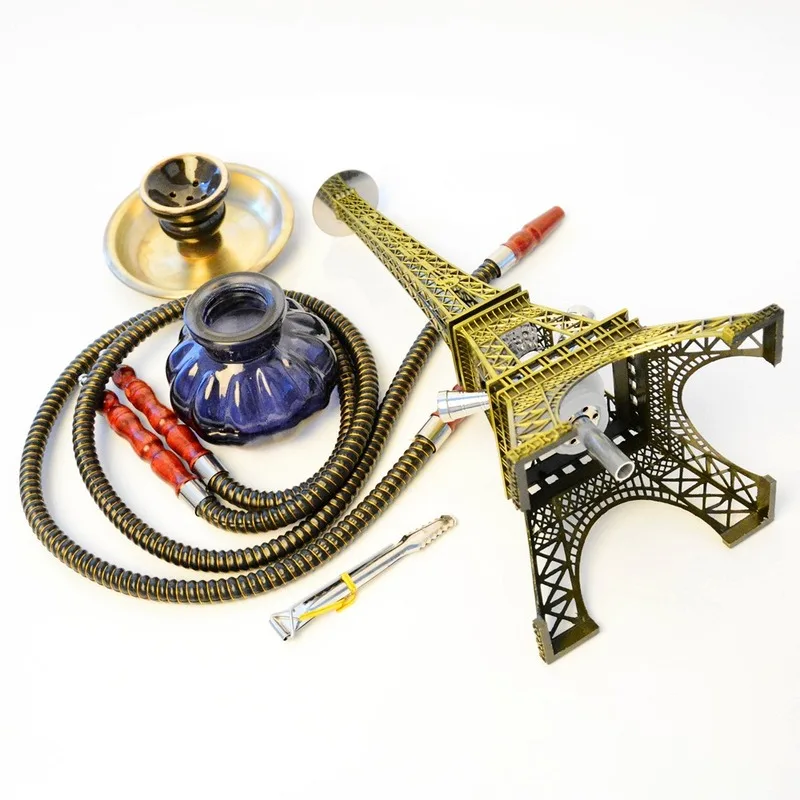 Arab Complete Set Tobacco Shisha Hookah Smoking Pipe Accessories Flask Tube Head Spare Parts for Chicha Stove Mouthpiece Hookah