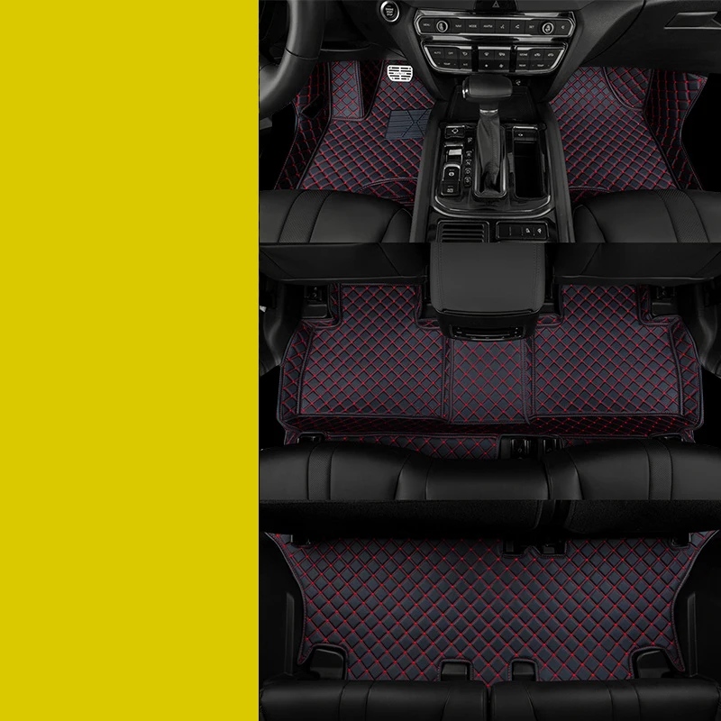 

leather car floor mats for baojun 530 2017 2018 2019 2020 auto mat foot carpet rug pad 5 seats 7 seats