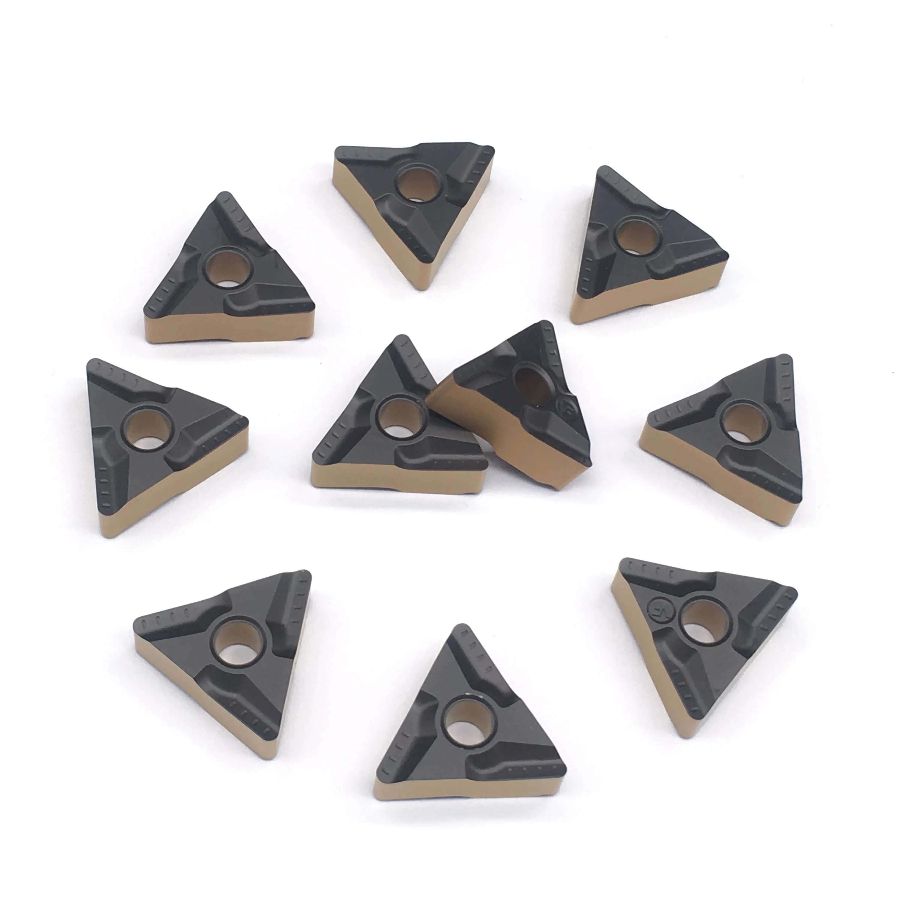 10pcs TNMG160408 L-VF TT9125H Carbide inserts Cutting Tool CNC Tools Lathe tools Lathe cutter Machining Steel Parts