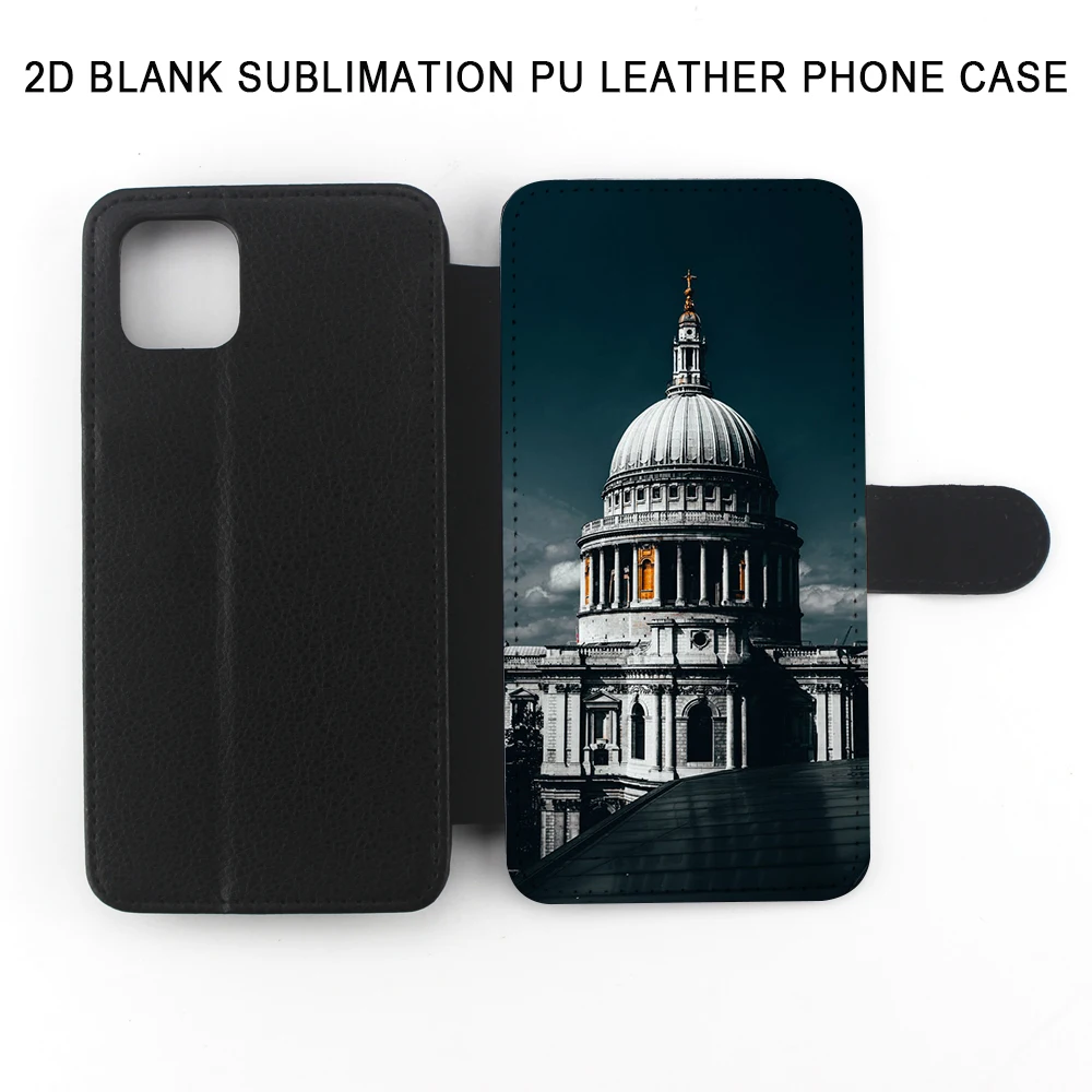 10 pieces/lot 2D Blank Sublimation TPU PU leather Wallet Case For iPhone 12/12pro/12pro max/12mini /xs/xs max/ 11/ 7 /8 /6