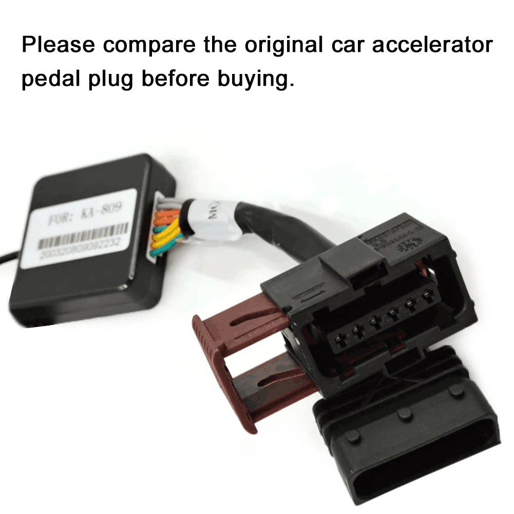 Acceleratore elettronico per auto pedale acceleratore KA-809 spina per ALFA ROMEO BUICK CADILLAC CHEVROLET OPEL per JEEP WRANGLER