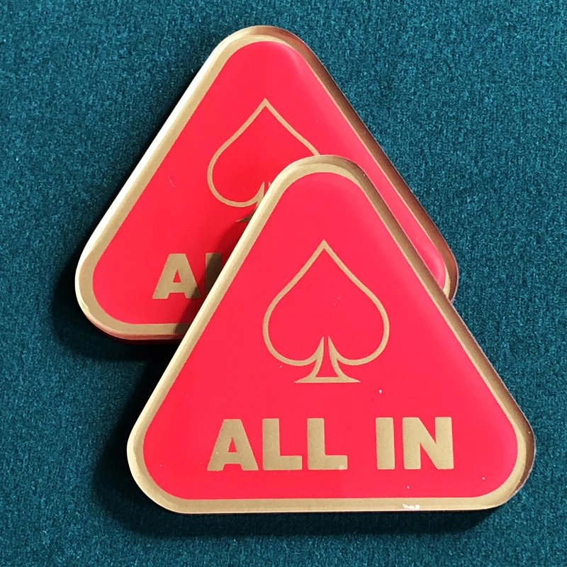 Fichas de póker de gran tamaño, Texas Hold'em, banquero, juegos de mesa de Casino, 70mm