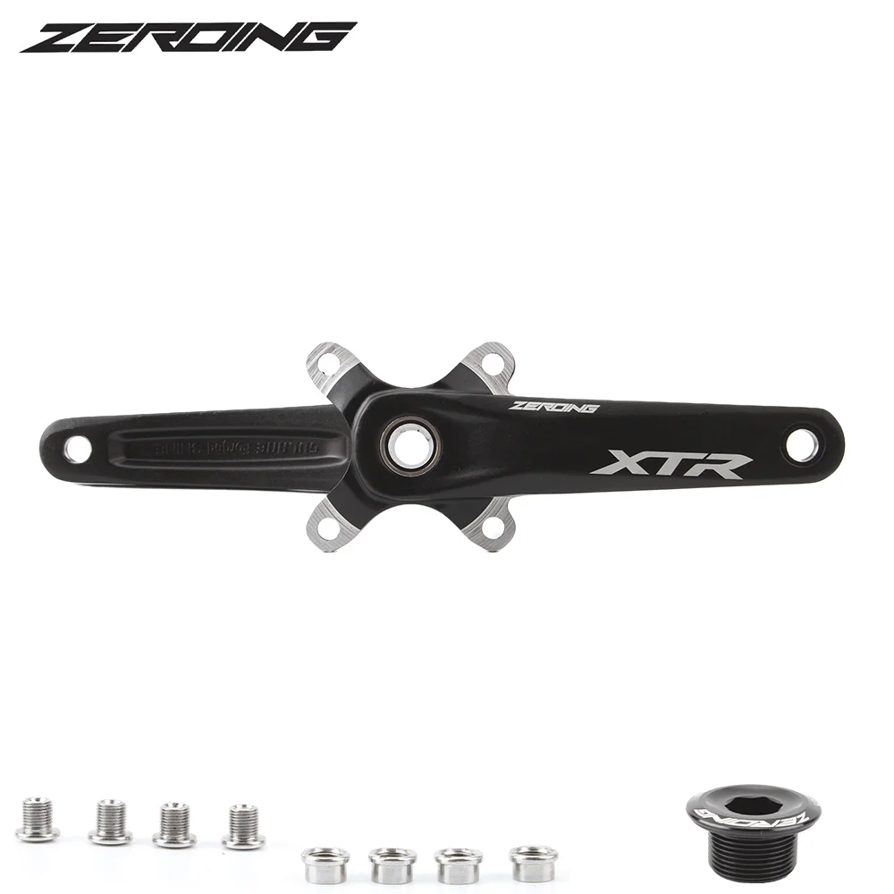 ZEROING DEORE XT Bicycle Crankset Mtb Cranks cranckset Chainring Bike Connecting Rods Hollow Integrated fire Crank arms for bike