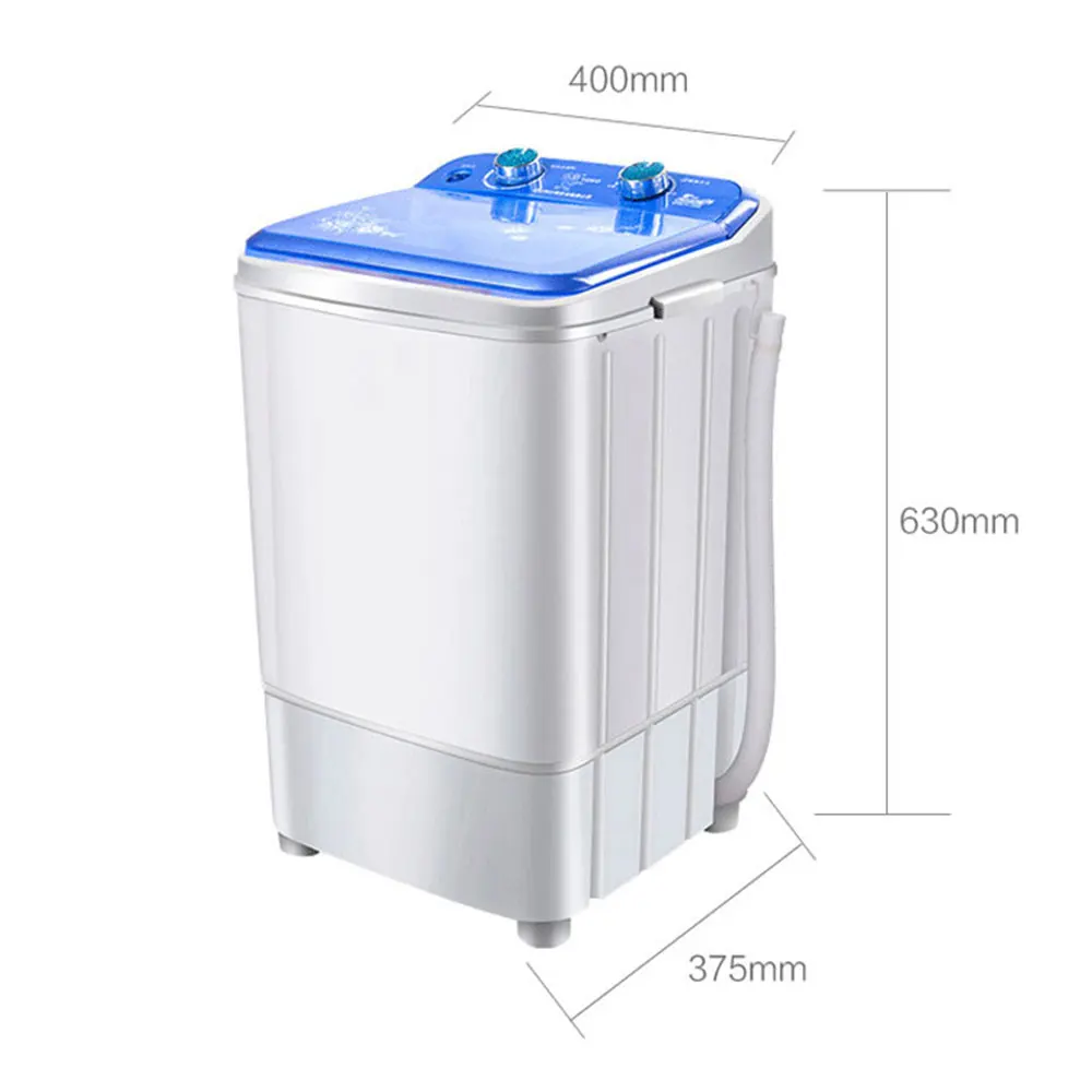 7kg Semi-automatic Washer and Dryer Machine Large Capacity Portable Washing Machine Single Tank Household Clothes Washer