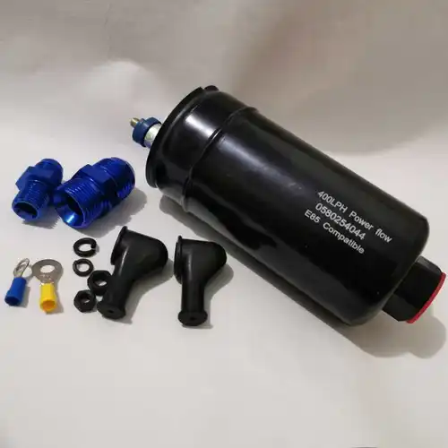 Imagen 2 del producto Nueva calidad E85 bomba de combustible externa en línea EFI 400LPH de alto rendimiento 0580254044   0580 254 044 Compatible con etanol