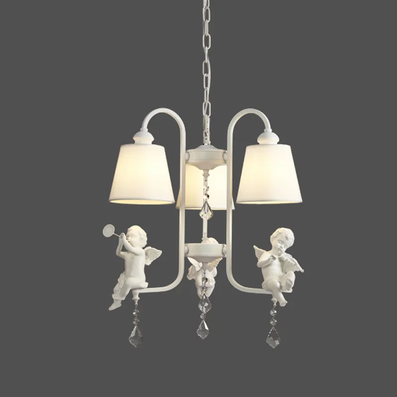 

Angel Pendant Lamps Country Pastoral Angel Chandelier for Living Room Kids Room