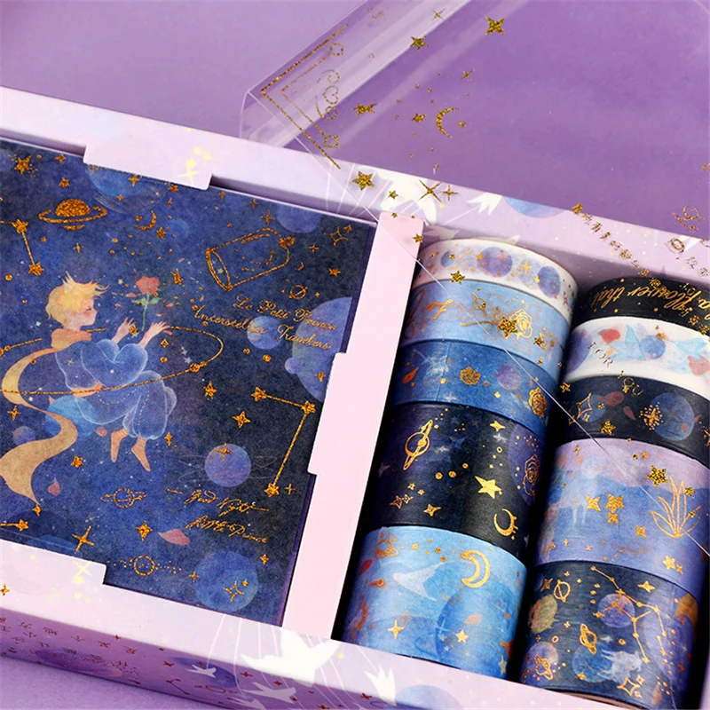 20 Pcs/Box Le Petit Prince Space travelling Washi Tape set Galaxy Adhesive Tape DIY Scrapbooking Sticker Label Masking tape gift