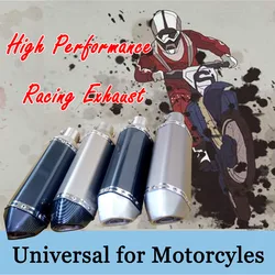 Universal 35-51MM Motorcycle AK Sticker Laser Logo for Akrapov exhaust Muffle pipe Moto escape fit all motorcycle ATV Scooter