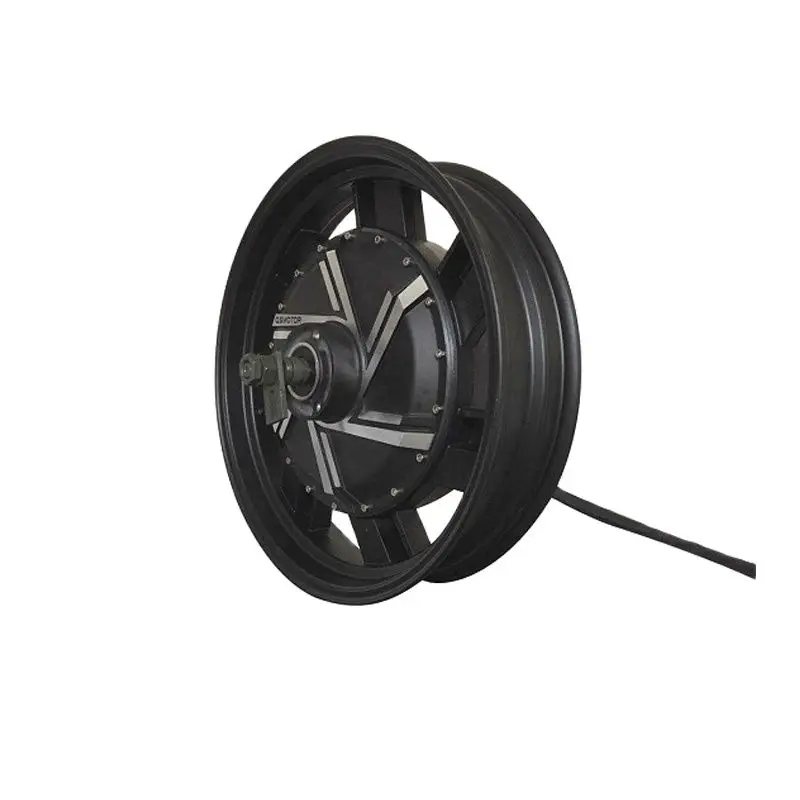 QSMOTOR 7000W 17inch In-Wheel Hub Motor for Electric motorcycle V2 Type