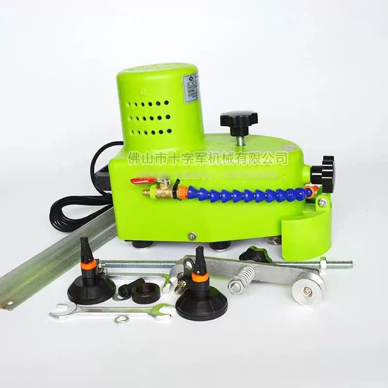 Imagem -04 - Máquina de Moedura de Vidro Portátil Pequena Pode Moer a Borda Reta de Vidro Borda Redonda Máquina de Afiação da Telha de Hypotenuse a