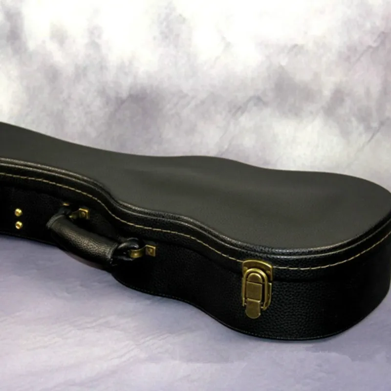 Ukulele Hard Box Case Bag 21 23 26 Inches Soprano Concert Tenor Ukelele Gray Guitar Accessories Parts Gig Sponge Waterproof