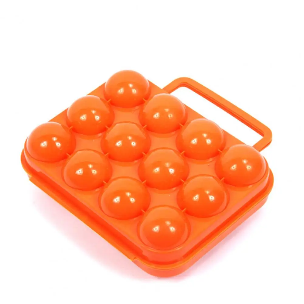 Practical Egg Box Shockproof Kitchen Gadget Anti-Pressure PP Picnic Egg Storage Container for Home Restaurant Egg Organizer