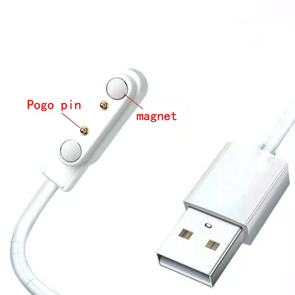 2pinPogo USB to Magnet charge connectorCable4.0Magnetic Charging Cable For juice cups MORPHY MR9600 xiaomi SKG2519-2511 DL-BX910