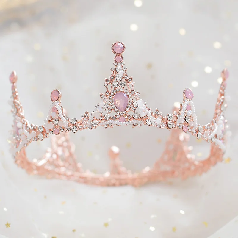 CC Princess Crown Women Hair Accessories Wedding Hairwear Engagement Jewelry Bridal Diadems Children\'s Headpiece Diadems xy436