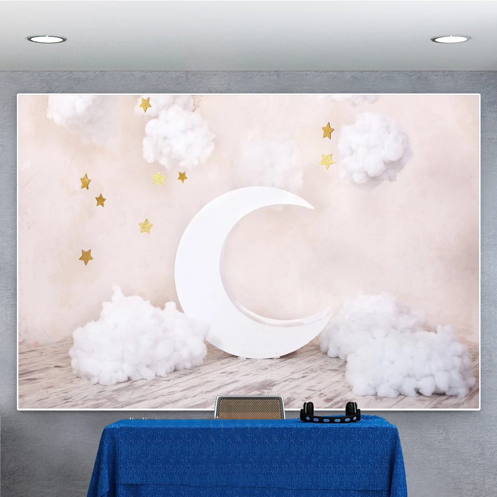 Yeele الداخلية ستار القمر سحابة التصوير الفوتوغرافي الطفل الطفل التصوير خلفية التصوير الديكور خلفيات للصور استوديو