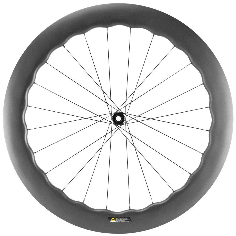 700C Carbon Road Wheels 6560 Disc Brake Wheelset 65mm Clincher 6 Bolt/Center Lock Cyclocross Wheels