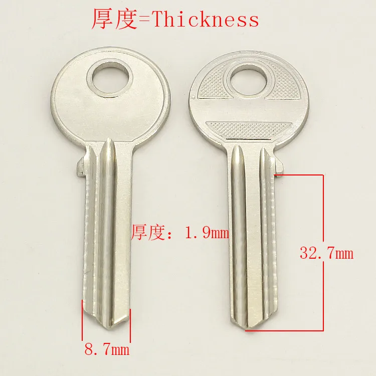 

A147 Wholesale Locksmith Keymother Brass House Home Door Blank Empty Key Blanks Keys 25 pieces/lot