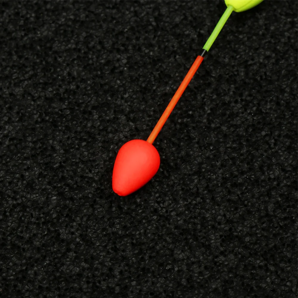 

100pcs 2024 Visualable Beans Float Tail Eye-catching Beans Amplify Sensitive Tail Beans Red/Yellow Tackle Moveable Float