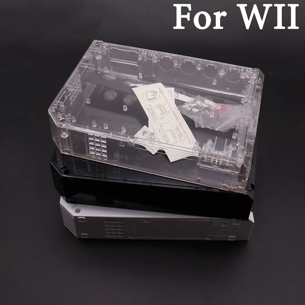 

6Colors For WII Full Shell Case Housing Replacement Parts For WII Game Console Cover With Little Parts