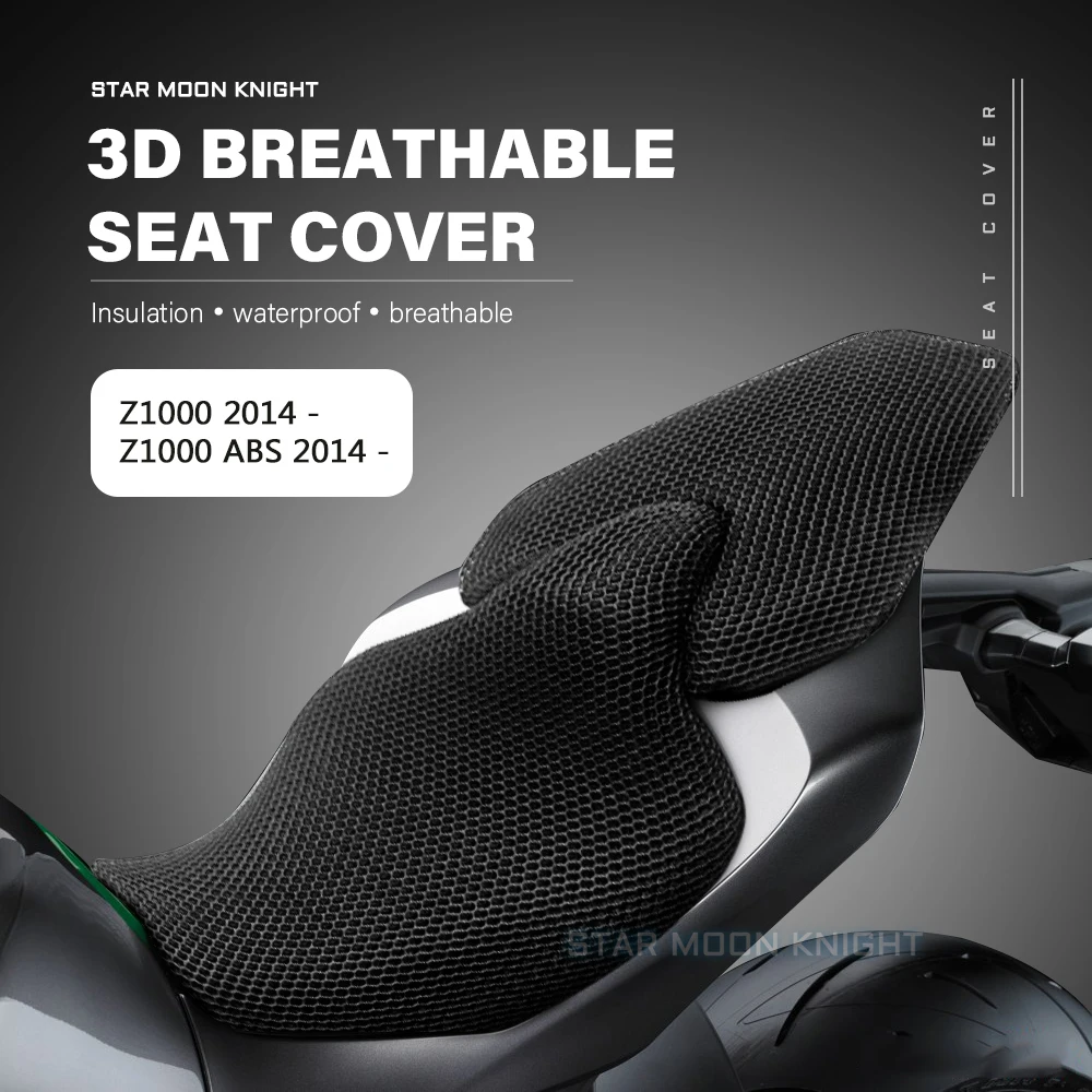 

Motorcycle Protecting Cushion Seat Cover Fit For Kawasaki Z1000 Z 1000 ABS 2014 - Fabric Saddle Seat Cover Accessories