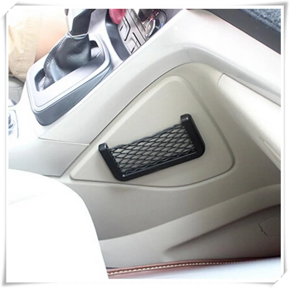 8*15CM Car Organizer Net Sticking Holder Pocket trunk for Renault Vel Modus Eolab Twizy Twin-Z Twin-Run Symbol