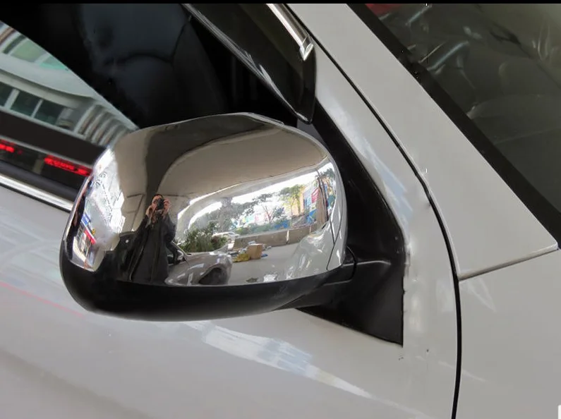 Chrome Rearview Side Mirror Cover Trim for 2009-2014 Mitsubishi Outlander Sport/ASX