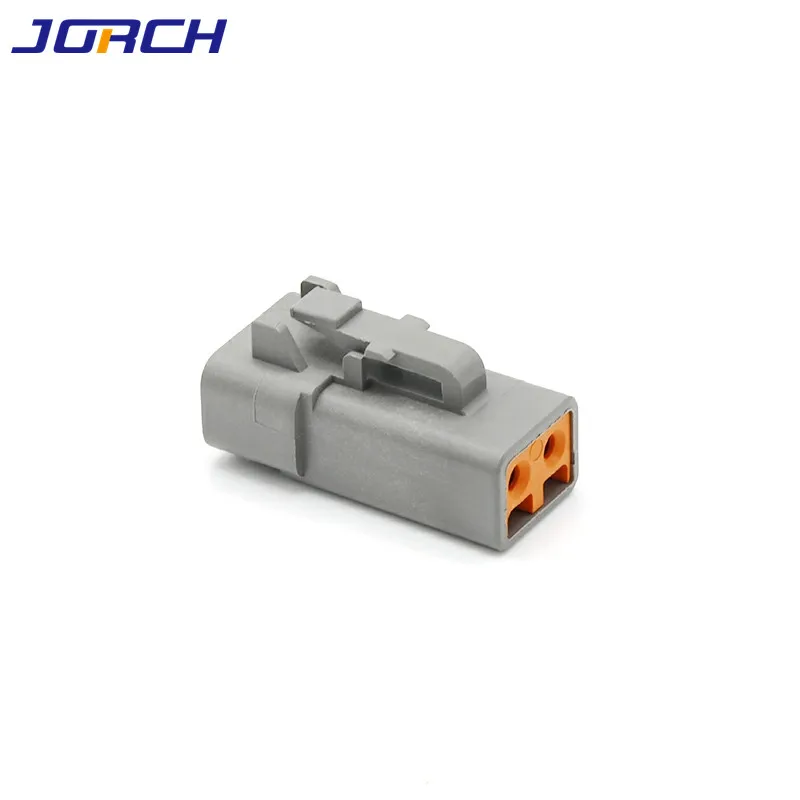 1 stücke Deutsch DTP 2 Pin 4 Pin Grau Männlich Weiblich Wasserdichte Elektrische Auto Anschlüsse Stecker DTP06-2S DTP04-2P DTP06-4S DTP04-4P