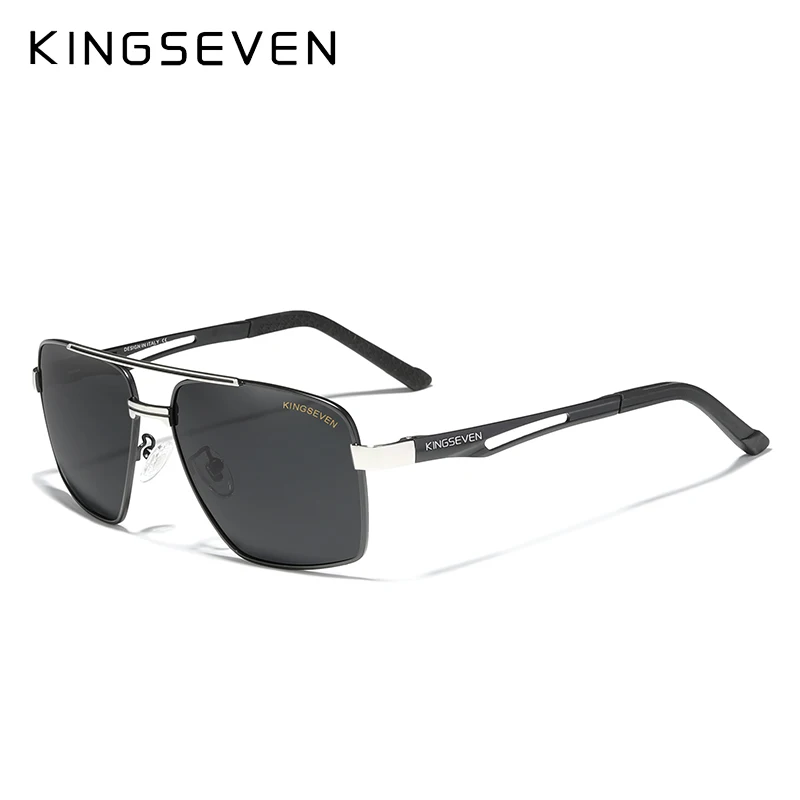 KINGSEVEN 2022 Brand Men\'s Aluminum Sunglasses Driving Eyewear For Men/Women Oculos De Sol UV Blocking  HD Polarized Sun Glasses