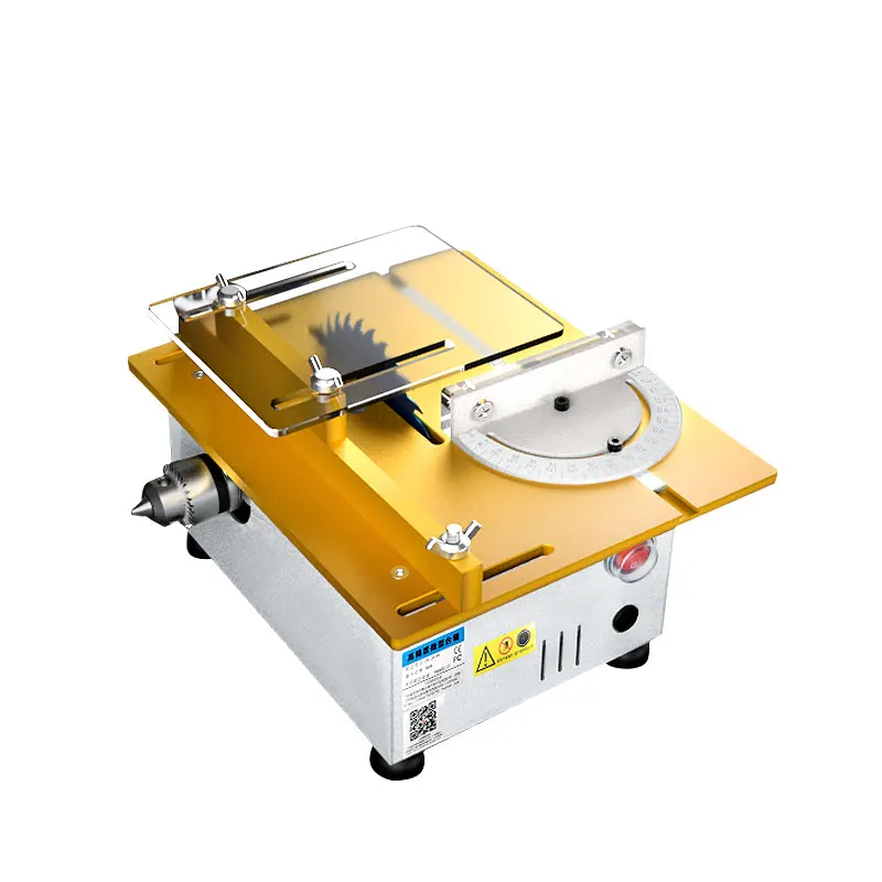 

Aluminum Miniature Table Saw High Precision DC 24V 9000RPM Cutting Machine DIY Model Saws Precision Carpentry Chainsaw Cutter