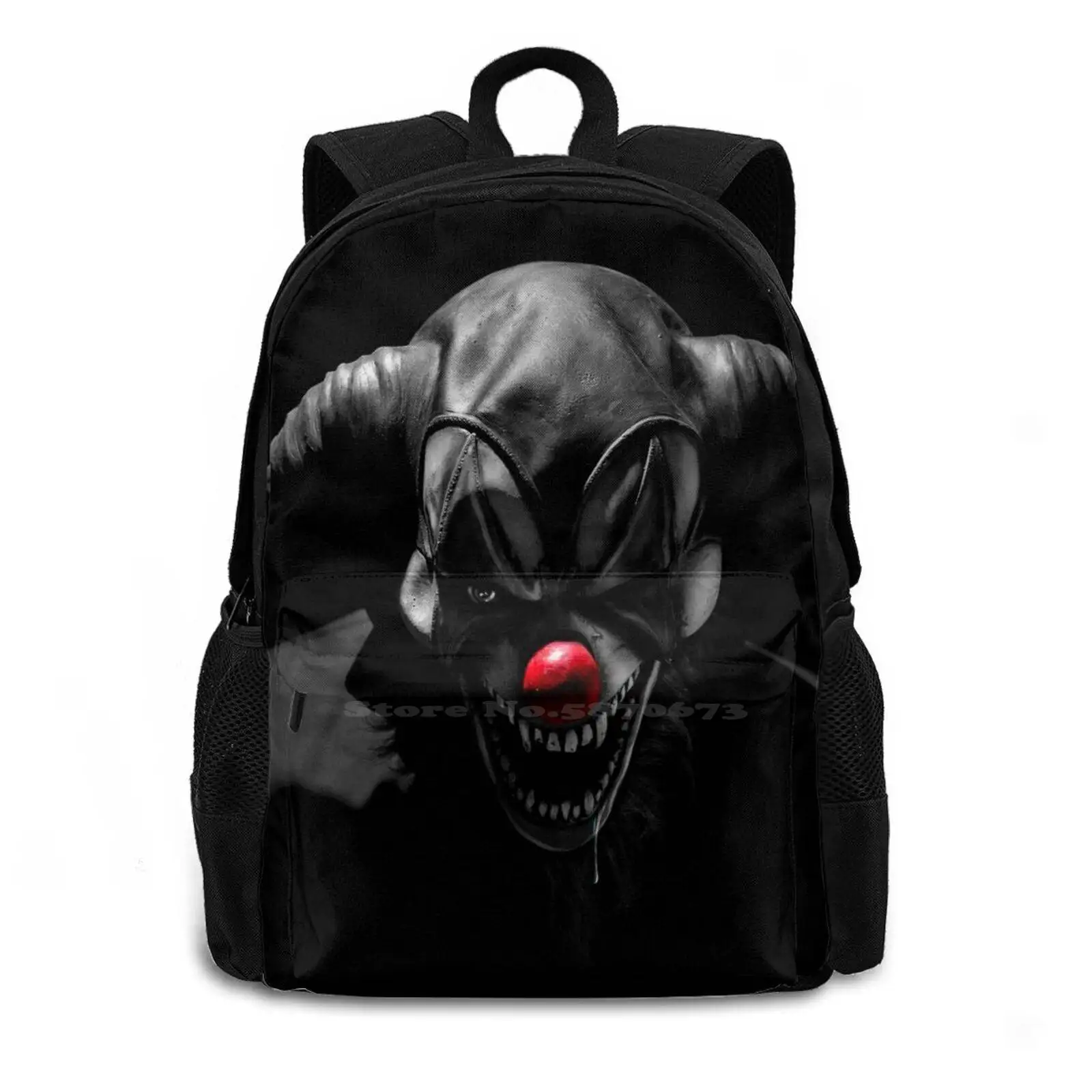 The Klown-Wink Women Men Teens Laptop Travel School Bags Horror Wink Scary Clown Nose Eye Evil