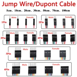 10pcs 2.54mm Pitch Line DIY Electronic Kit for Arduino Breadboard Dupont Cable Male Female Plug Connector Dupont Jumper Wire