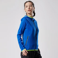 Giacca sportiva da donna autunno causale felpa con cappuccio da corsa abbigliamento sportivo traspirante palestra allenamento camicia da Yoga cappotto femminile ad asciugatura rapida