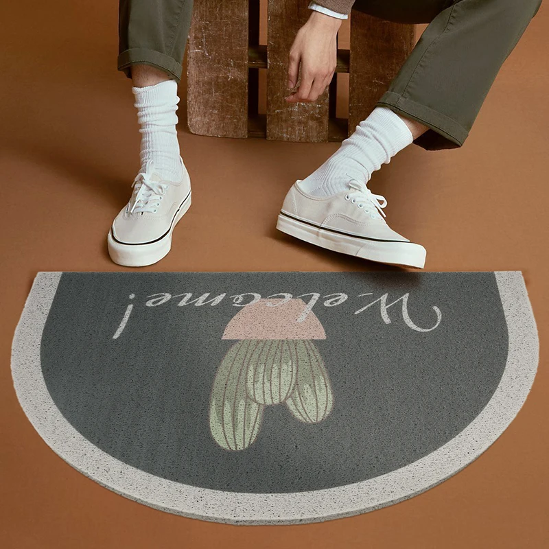 

Nordic Flower Door Mat, Anti-slip Carpet, Living Room Mat, Silk Loop, Custom Cut, Dustproof, Home Entrance, INS
