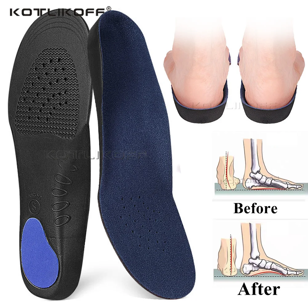 

Sports Orthopedic Insoles Light Weight Orthotic Care Insert Arch Support Flat Feet Shoe Pad Cubitus Varus Orthotics Feet Cushion