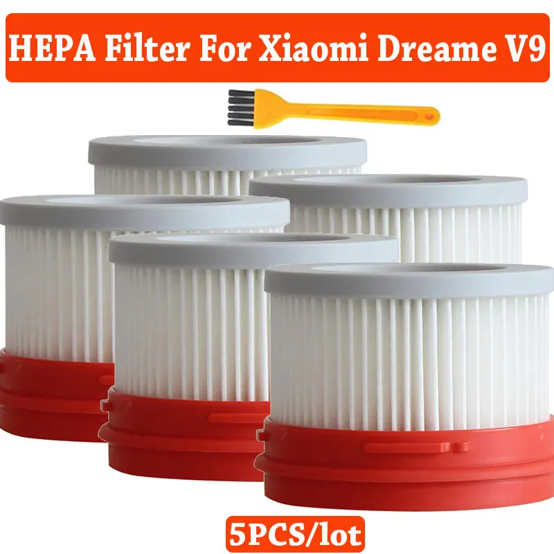 HEPA Filter For Xiaomi Dreame V9 V9B V10 Household Wireless Handheld Vacuum Cleaner Parts Dust Filter Replacement Filters