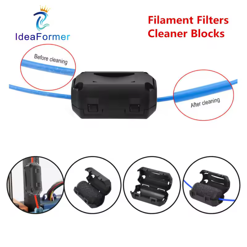 2/5/10Pcs Filament Filters Dust Removal Flame Foam Cleaner Blocks For A6 A8 CR10 Ender 3 PRUSA I3 PLA ABS PETG Filament. - Image 2