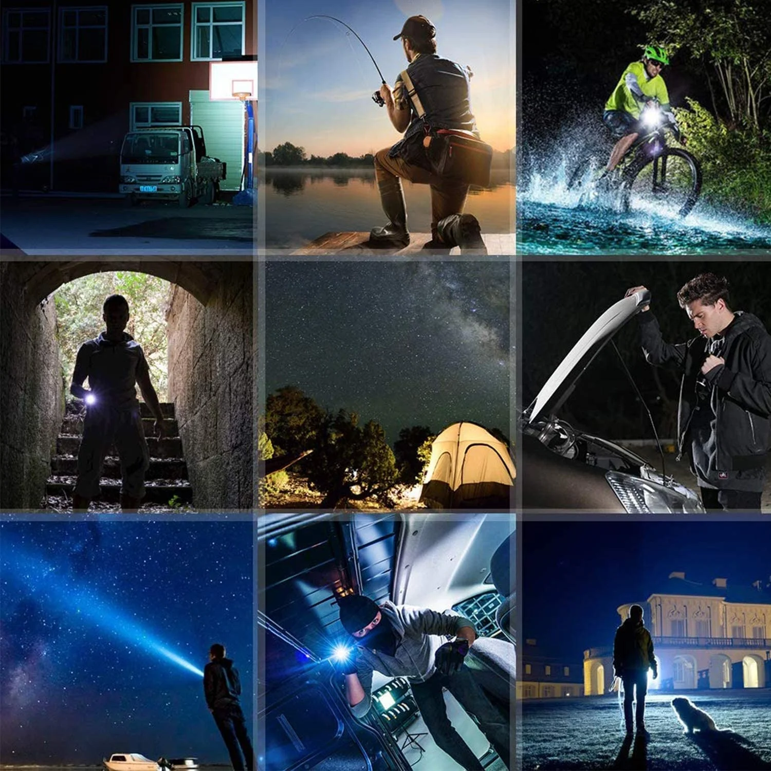 Poderoso LED Mini Lanterna, Lanterna à prova d'água, Zoomable Bright Torch, Lanterna de mão USB, Recarregável, Xm L2, 5 Modos, Wick