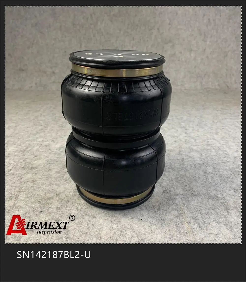 

SN142187BL2-U/Airlift 5813 /universal type/ Double convolut rubber airspring/airbag shock absorber/pneumatic part/air suspension