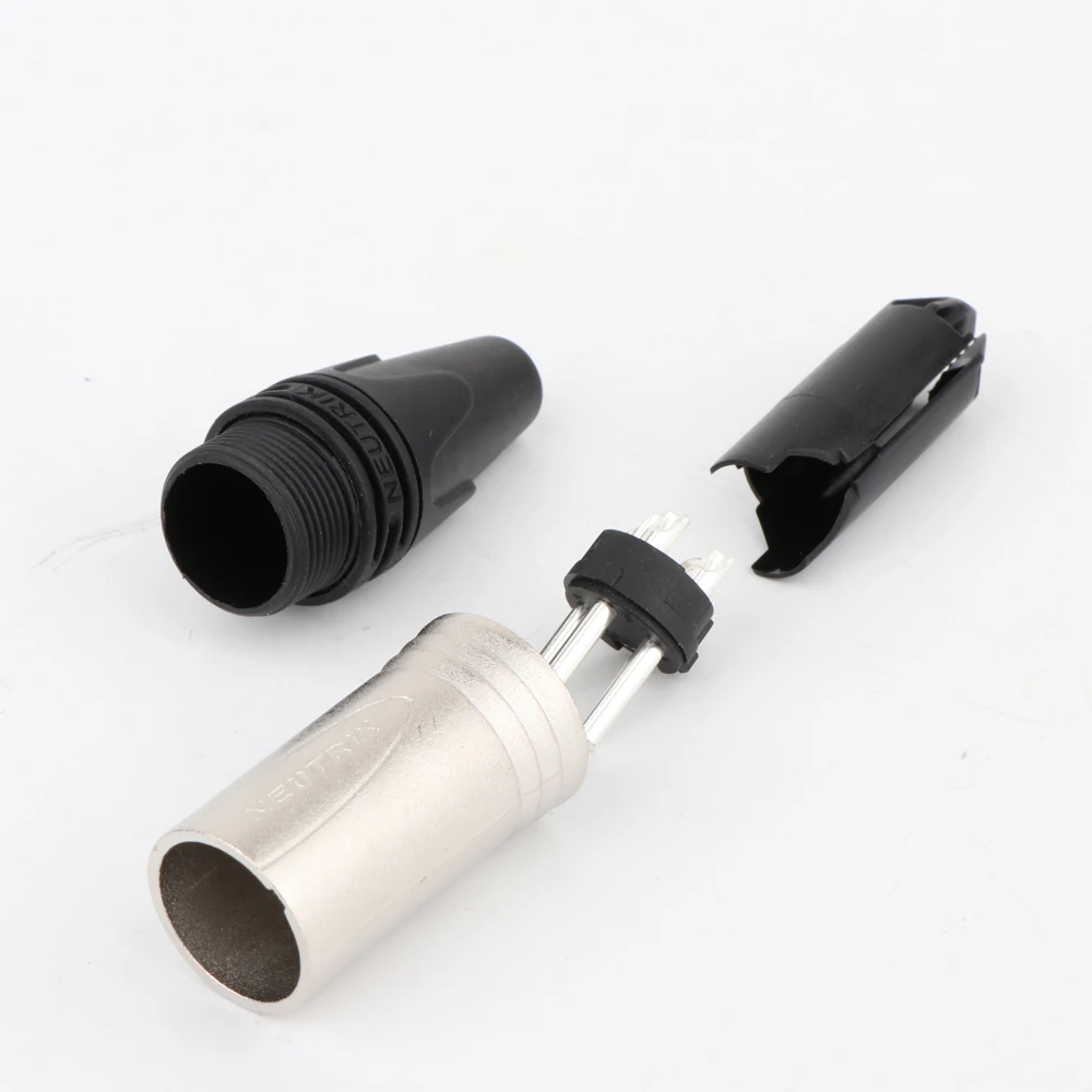 Hi-End 3-polige XLR-Stecker und Buchse für Mikrofon-Audio kabelst ecker Kanonen kabel anschlüsse – Detail 7