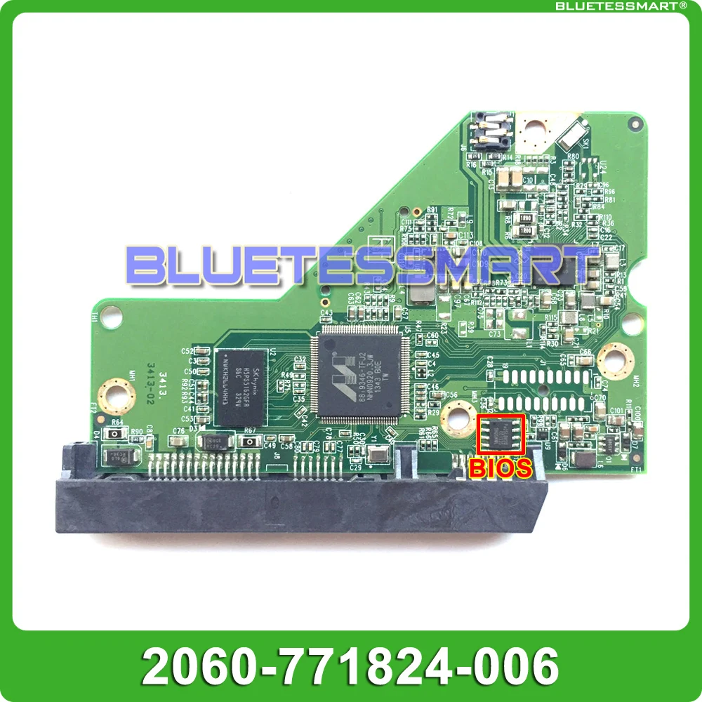 

HDD PCB logic board 2060-771824-006 REV A for WD 3.5 SATA hard drive repair data recovery